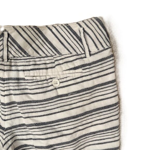 The Limited 'Cassidy Fit' Blue and White Linen Blend Shorts - Picture 3 of 5